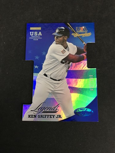 2013 Certified Legends #7 Ken Griffey Jr. Die-Cut Mirror Blue /199