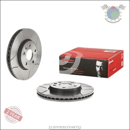 Kit Disques Brembo Avant pour CHEVROLET CRUZE AVEO OPEL ASTRA J VAUXHALL #6t - Photo 2/4