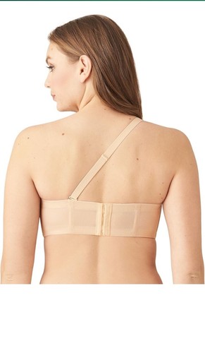 Wacoal Red Carpet Strapless Convertible Bra Womens Size 38DD Beige New - Picture 8 of 9