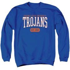 Virginia State Adult Crewneck Sweatshirt Est. Date, Royal Blue, S-3XL
