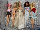 Vintage Barbie 2000s 1990's Mixed Doll Lot Of 5 For OOAK Hair Needs TLC
