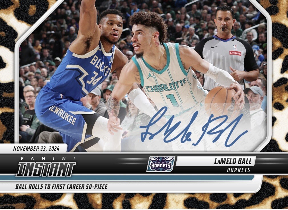 *PRESALE 2024-25 NBA Panini Instant LAMELO BALL 1st 50 Piece Auto Jaguar /10