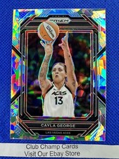 2023 #58 Cayla George WNBA Panini Prizm Basketball Ice Prizm Aces