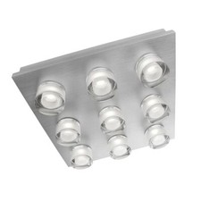 Philips Darius Ceiling Light Flush Mount Integrated LED - Aluminium Clearance   