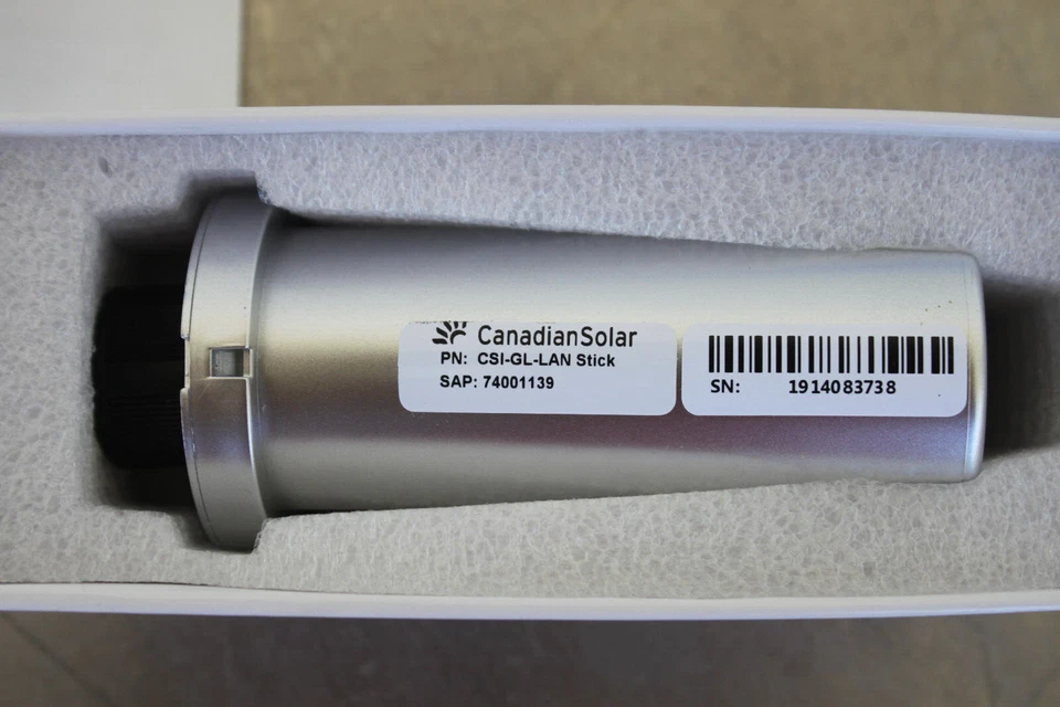 NUEVO PALO REGISTRADOR ETHERNET CANADIENSE SOLAR CSI-GL-LAN con cable Foto 3 de 4