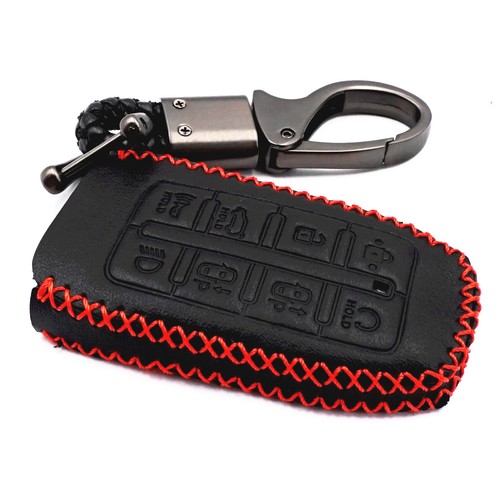 LIANGYM For Genesis Key Fob Cover With Keychain 6/8 Buttons Protection TPU Key Case - View #6