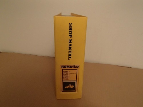 Komatsu WA65-3 WA75-3 WA85-3 WA90-3 WA95-3 Loader Shop & System Set-up Manual - Picture 7 of 7