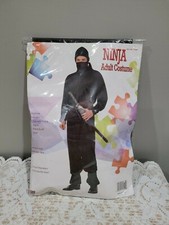 Ninja Adult Costume Free Size Fits Most NIP
