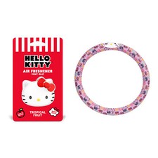 Official Sanrio Hello Kitty Steering Wheel Cover With Easy Clip-on Car Air Fr...