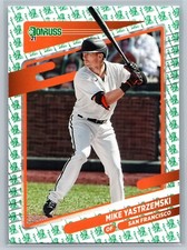 2021 Donruss Mike Yastrzemski San Francisco Giants Statue of Liberty SP Parallel