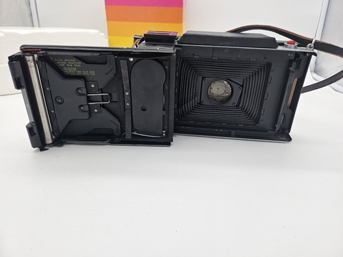 Vintage Polaroid Model 450 Land Camera With Original Box Very Nice - Untested - Picture 8 of 13