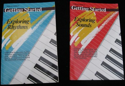 REALISTIC GETTING STARTED EXPLORING SOUNDS EXPLORING RHYTHMS ELECTRONIC KEYBOARD