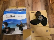 Solas Prop Amita E3 Suz/Johnson/Evnrd Alum 19 4-Stroke #3411-139-19