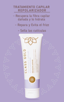Class Gold Cosmetics Tratamiento Capilar Repolarizador, Repairs Damaged Hair