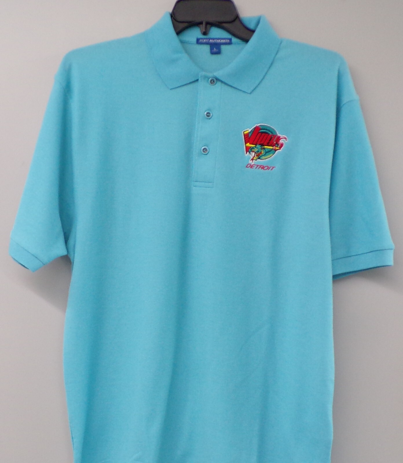 IHL Hockey Detroit Vipers Embroidered Mens Polo XS-6XL, LT-4XLT Red Wings New