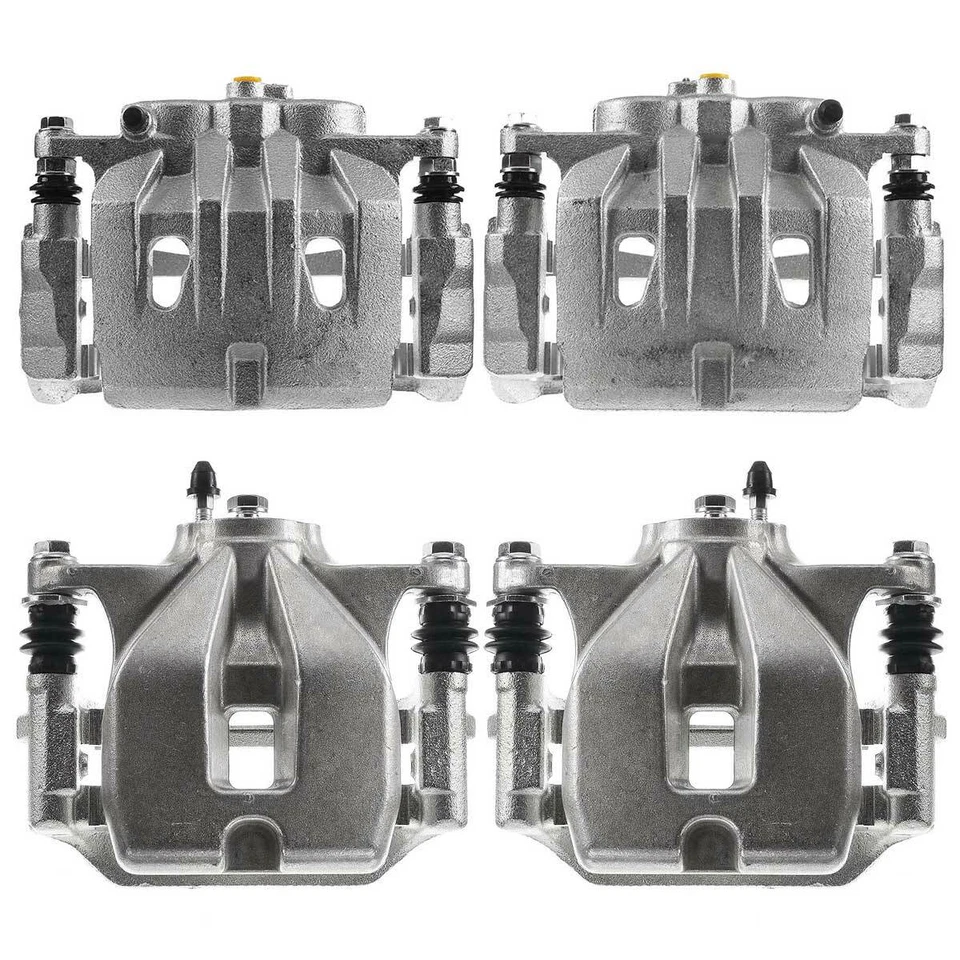 4x Brake Caliper w/ Bracket for Toyota Highlander 10-13 2.7L 3.5L Front & Rear - Image 3 of 4