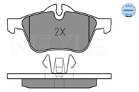 Meyle 025 232 8118 Brake Pad Set, Disc Brake For Mini