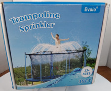 Evoio 39ft Trampoline Sprinkler Kids Summer Outdoor Watertoy Fun Waterpark Spray