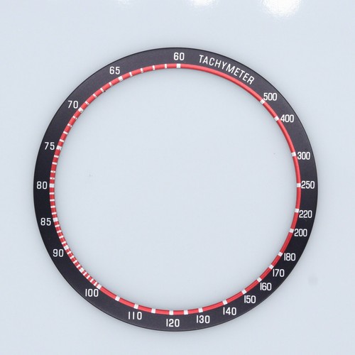 Bezel Insert Seiko UFO Black red 6138 