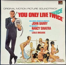 You Only Live Twice 'Sunset' Vinyl Stereo LP 1968RR James Bond Sean Connery