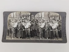 19153 Keystone Stereoview Photo Happy Reunion For Home-coming Soldier Fathers