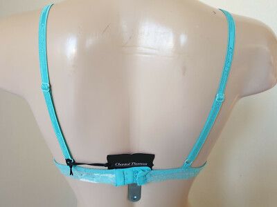 Soutien-gorge Chantal Thomass Nathalie 90C Bleu, Neuf Avec étiquettes – Un Modèle Plongeant Tout En Dentelle !