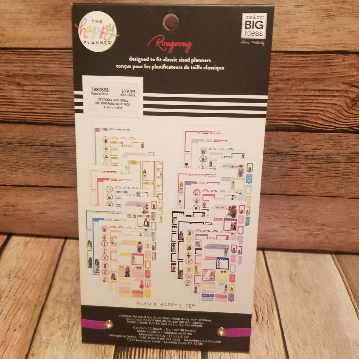 THE HAPPY PLANNER Rongrong Sticker Book