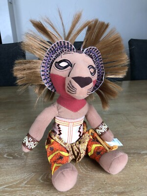 Walt Disney König der Löwen Broadway Musical Simba Plüschtier Puppe 10 Zoll