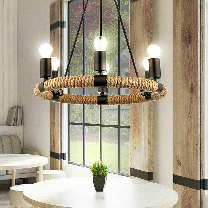 Lampadario Sospensione E27 Nero - Stile Industrial Moderno da Instagram