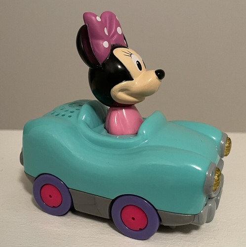 Disney VTech Go!Go! Smart Wheels Car Minnie Mouse Lights + Sound Tested Works - Picture 2 of 3
