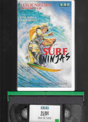 VMP Video Großcover  Leslie Nielsen  Ernie Reyes JR.   SURF NINJAS   VHS Rarität