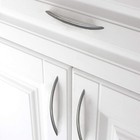 Modern Arch Pull Handles Kitchen/Bathroom Cabinet Hardware Brushed Nickel
