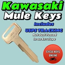 Kawasaki Mule keys cut by code to key codes A34344-A44331