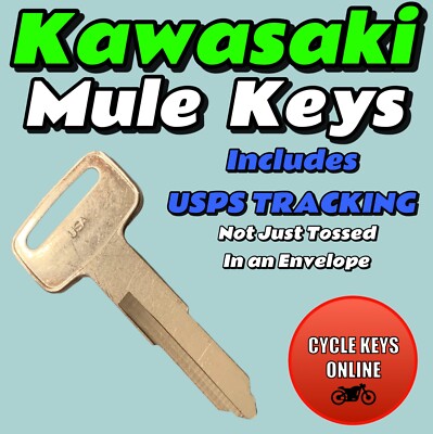 moページ Kawasaki Mule keys cut by code to key codes A34344-A44331 | eBay