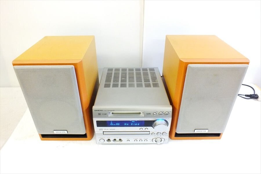 ONKYO ミニディスクレコーダー CD Tuner Amplifier セット ONKYO ミニディスクレコーダー CD Tuner Amplifier セット