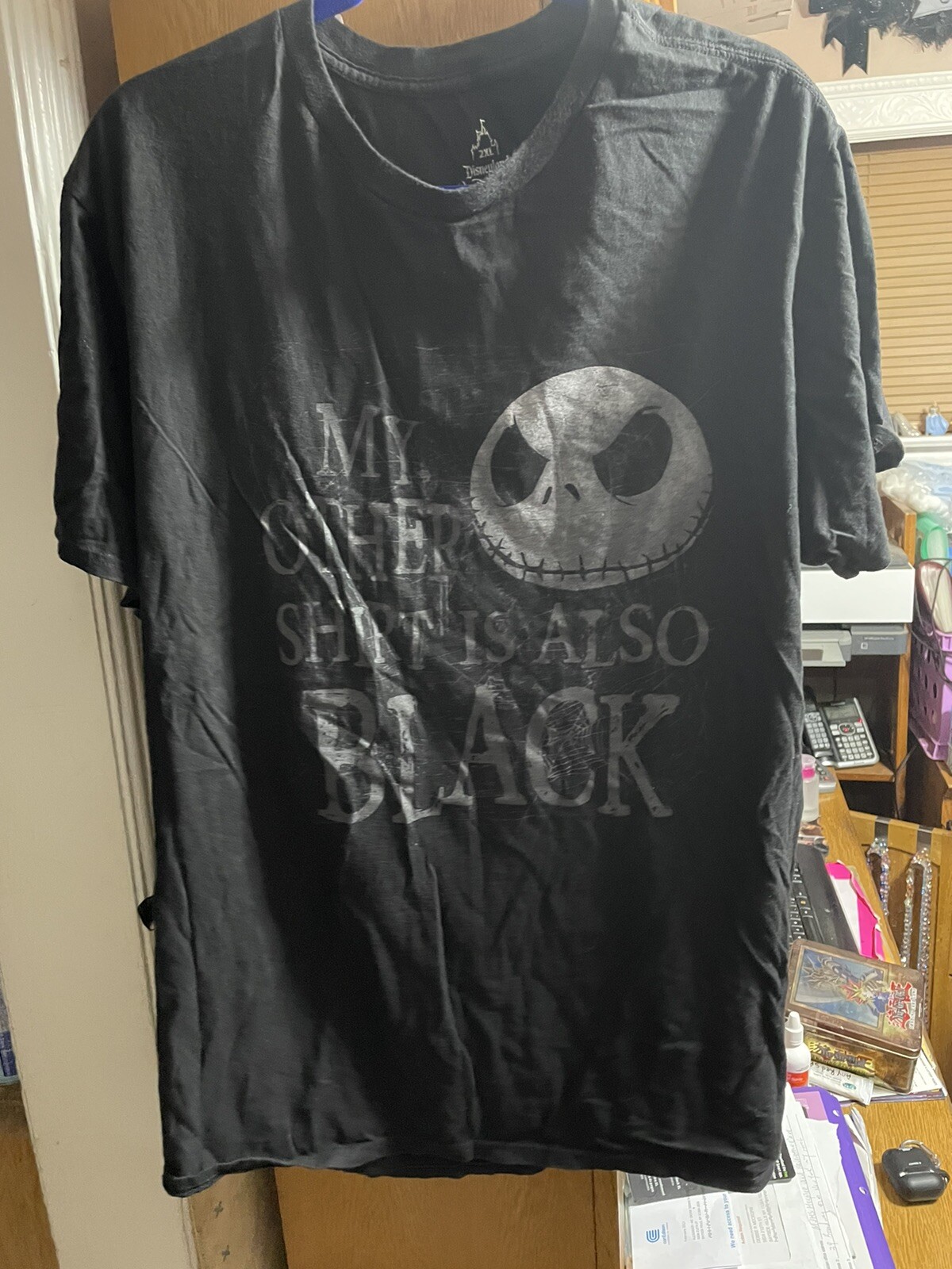 ALTRA Disney Nightmare Jack Skellington My Other Shirt Is Also Black XXL EUC