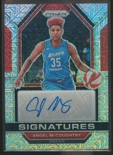 Angel McCoughtry 2023 Panini Prizm WNBA Signatures Mojo Prizm /25 #SG-AMC Auto