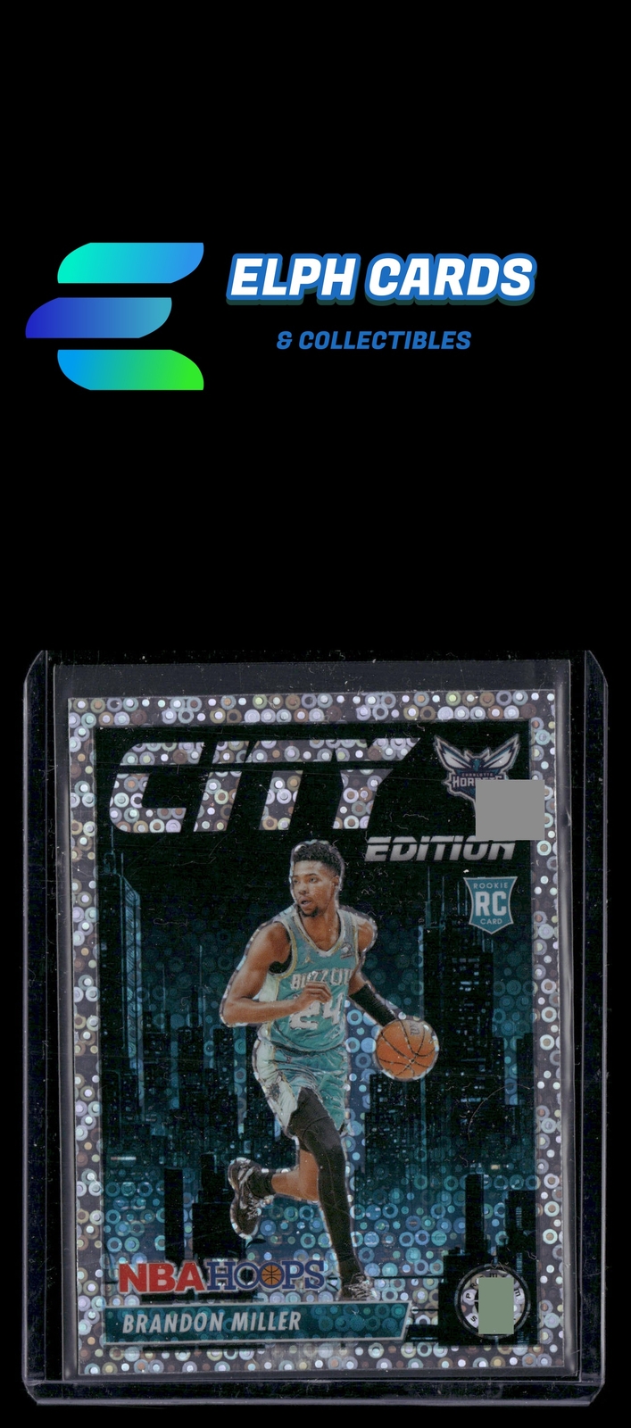 2023 Hoops Premium #12 Brandon Miller City Edition Disco