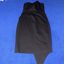 Lulus Women Iconic Excellence Asymmetrical Strapless Cocktail Dress Black XS