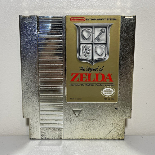 The Legend of Zelda NES Gold Cartridge Nintendo Restored Tested Saves