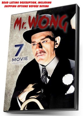 MR. WONG DIGITALLY REMASTERED Complete Dectective 7 Movies DVD Boris Karloff New