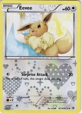 Eevee RC14/RC25 Holo Uncommon Legendary Treasures: Radiant Collection Pokemon LP