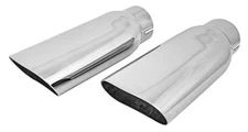 JEGS 3 in. OE-Style Oval Exhaust Tips for 1969-1972 Chevy Chevelle, EC &
