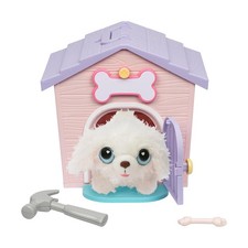 Little Live Pets My Puppy's Home Mini Playset, Pink, Play Dog with Building Dog
