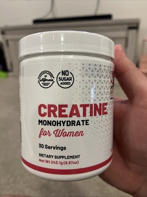 Creatine for Women Booty Builder Supplement + Collagen & BCAA 30 Serv 06/2027