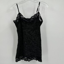 Womens Y2K Babydoll Top Size M Velvet Cami Sequins Whimsigoth Dark Coquette Goth