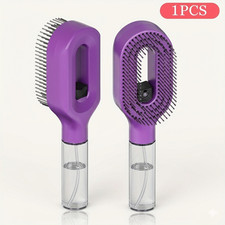 2-in-1 Anti-Frizz Hair Comb with Water Spray ...