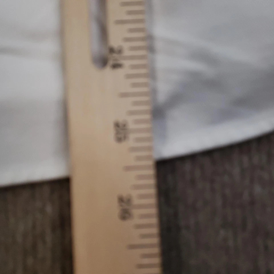 Lululemon 衬衫男式小号白色纽扣弹力棉质长袖休闲 — 第 4/4 张图片