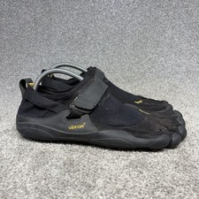Zapatos descalzos Vibram Five Finger KSO para hombre 12 EE. UU. 45 UE negros minimalistas M148S