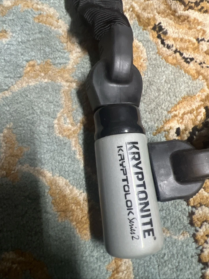 Kryptonite KryptoLok 995 Chain Lock  – 9mm Manganese Steel 33.5” – w/ Key - Image 2 of 4